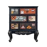 Meuble Coffre Créatif De Tiroirs Chambre Rétro Rangement Porche Cabinet Rangement Tiroir