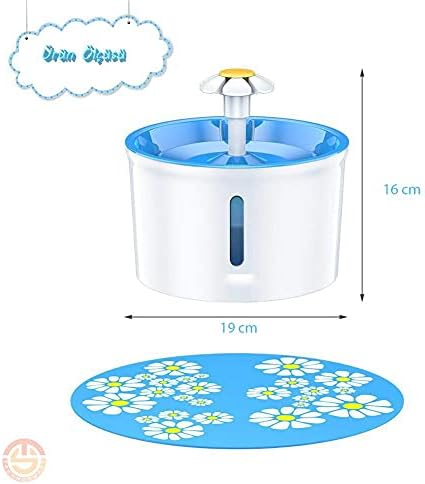 TechnoSmart Fontanella Kedi Köpek Su Çeşmesi Su Pınarı Kabı - Görsel 4