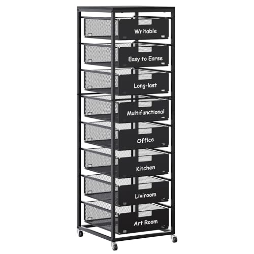EasyPAG Rolling Cart with Drawers, 8 Drawer Multipurpose Mobile Utility