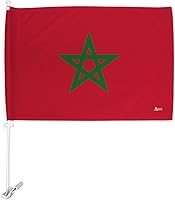 Vista 30 de Bandera de Estados Unidos con poste para coche, bandera para carros, 2 unidades, bandera de América, capó para auto, 4 de julio, decoración