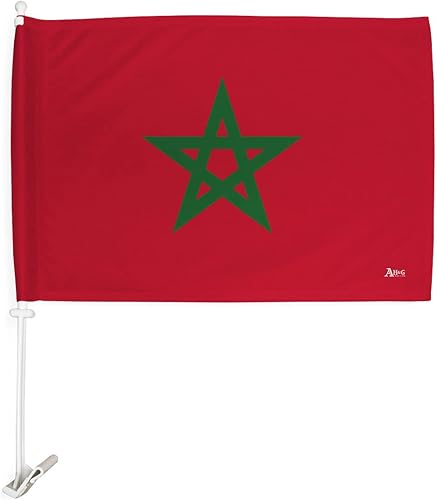 Miniatura 30 de Bandera de Estados Unidos con poste para coche, bandera para carros, 2 unidades, bandera de América, capó para auto, 4 de julio, decoración