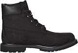 [page_title]-Timberland Damen 6 Zoll Premium wasserdicht Stiefel, Schwarz (Black Nubuck), 38.5 EU