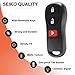 SaverRemotes for Nissan Armada Frontier Murano NV Pathfinder Quest Sentra Titan Versa Xterra Keyless Entry Remote Replacement KBRASTU15 (Pack of 2)