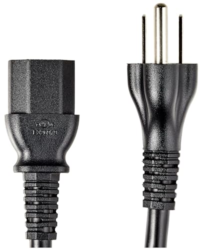 Amazon Basics L6LAC004-DT-R 10 Feet Computer Monitor Tv Replacement 3 Prong Ac Power Cord thumb #2