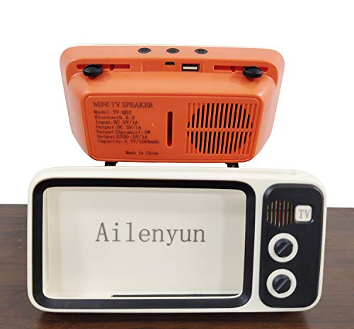 Ailenyun Phone Screen Bracket TV Style Mobile Phone Holder. with Speaker. for iPhone 8 Plus / 7s Plus/7 Plus / 6s Plus/ 6 Plus .A Idea Gifts for Family, Girl/Boy Friend.