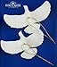 Kurt Adler Resin Friendship Dove Ornament (Set of 2), 4.5