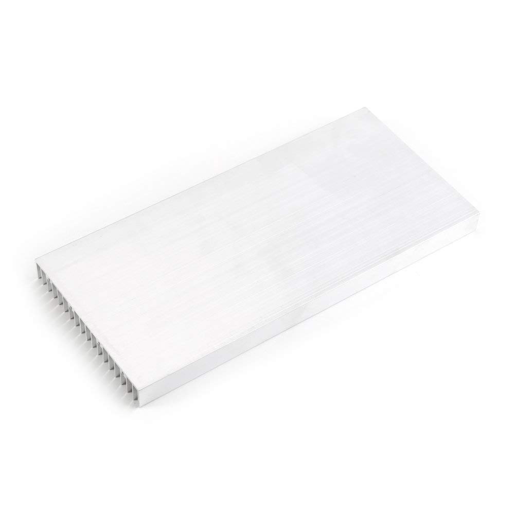 Dissipatore di Calore, Dissipatore di Calore A LED In Alluminio 1Pc, 300x140x20MM, Dissipatore di Calore Di Raffreddamento, con 19 Alette, per Dispositivi LED Domestici ad Alta Potenza