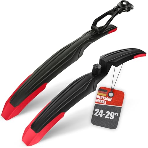 BALOU Schutzbleche Mountainbike 24-29 Zoll - Universal Fahrrad Schutzblech...