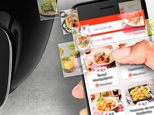 Moulinex Cookeo Touch Wifi Multicuiseur intelligent, Cuve 6 L, Haute pression, Guide pas à pas, 250 recettes intégrées, Application Moulinex CE902800, Noir