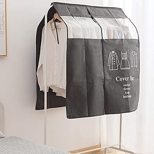 Amazon ハンガーラックカバー 洋服掛けカバー 目隠し ホコリよけ 汚れ防止 布 アイリスオーヤマ ほこりを防ぐ 着物保護に 21年 新生活応援 ブラック 118cm 衣類カバー オンライン通販