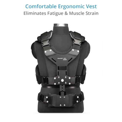 Image of FLYCAM HD-3000 Camera Steadycam Stabilizer System with Comfort Arm and Vest for DSLR Video Camcorder up to 3.5kg / 7.7lb | Free Unico Quick Release & Table Clamp + Carrying Bag