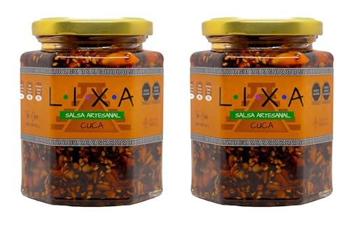 Salsas LIXA Artesanal - Salsa Macha Chile Cuca con Cacahuate y pepita | 250g |...