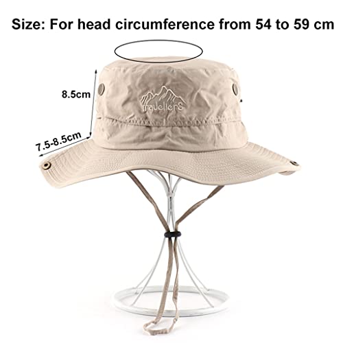 Sombrero de playa premium con paneles de malla de secado rápido 2
