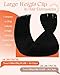 Sunny Hair Clip in Hair Extensions Straight Human Hair Clip in Extensions Remy Clip in Hair Extensions Real Human Hair Extensions Clip ins Full Head Jet Black for Women 28inch