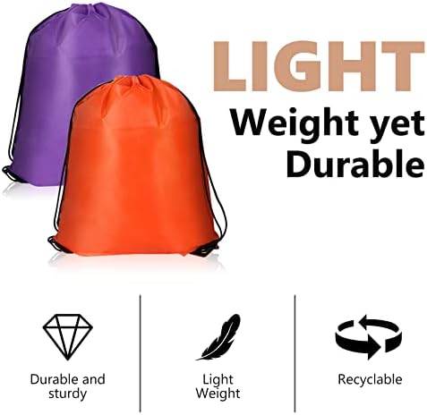 AURUZA Drawstring Bags,PE Bags Drawstring Gym Bag,String Swimming Bag Trainer Bag Personalised Drawstring Bag,Suitable for Sports,School,Gym,Travel,Swimming and Various Activities