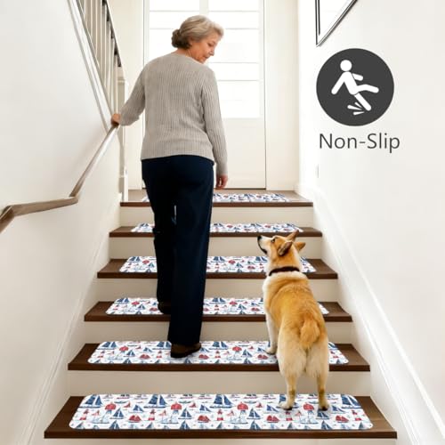 Alfombrillas antideslizantes para escalera autoadhesivas Mexpekil protectoras 8