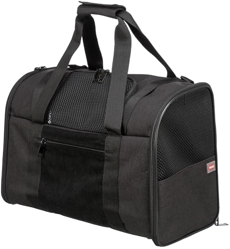 Trixie 2882 Ryggsäck Connor, 42 × 29 × 21 cm, svart/grå