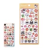 Pegatinas Hinchadas Niños - Adhesivos 3D Cover Teléfono | Lindo Gato Ventilador Sushi 1 Set | Pequeñas Calcomanías PVC Relieve Bubble para Álbum Recortes, Carcasa Móvil, Cuaderno, Planificador