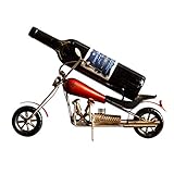 Peso: 945g AWEDE Decoraciones de Vino de conducción Borracha Decoraciones de Vino Botella de Vino Decoración de Estante de Vino Iron Art Bar Home Harley Gabinete de Vino para el hogar Nuevo hogar Regalos