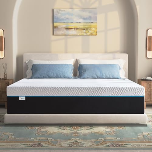 Twolike Memory Foam Mattress for Pressure Relief & Cooler Sleep (180x200x20)