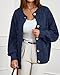 BTFBM Chunky Cardigan Sweaters for Women Fall Fashion 2025 Button Long Sleeve Loose Cable Knit Winter Coats Outerwear(Dark Blue, X-Large)