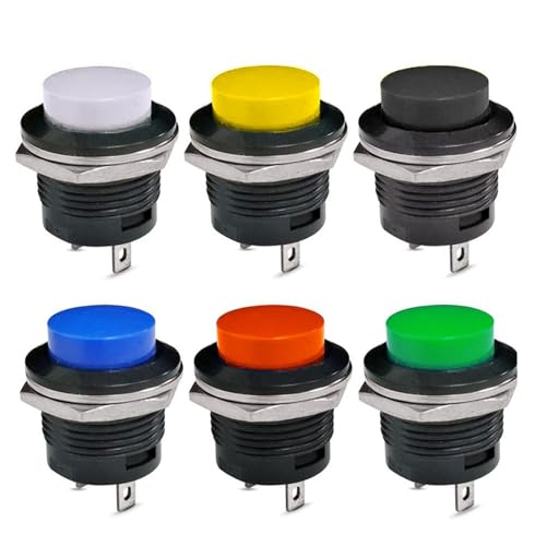 Interruptor pulsador momentáneo SPST R13-507 para domótica 3