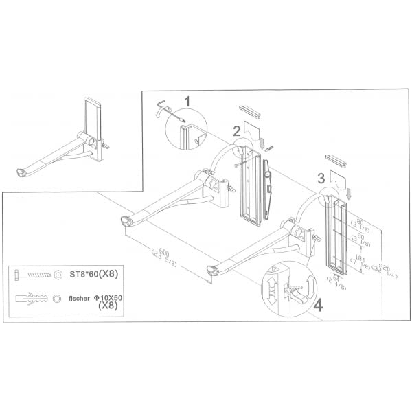 BRAZO PLEGABLE ASIDERO PARED SEGURIDAD BAÑO REGULABLE BARRA DE RESISTENCIA CAPACIDAD DE CARGA HASTA 150 KG