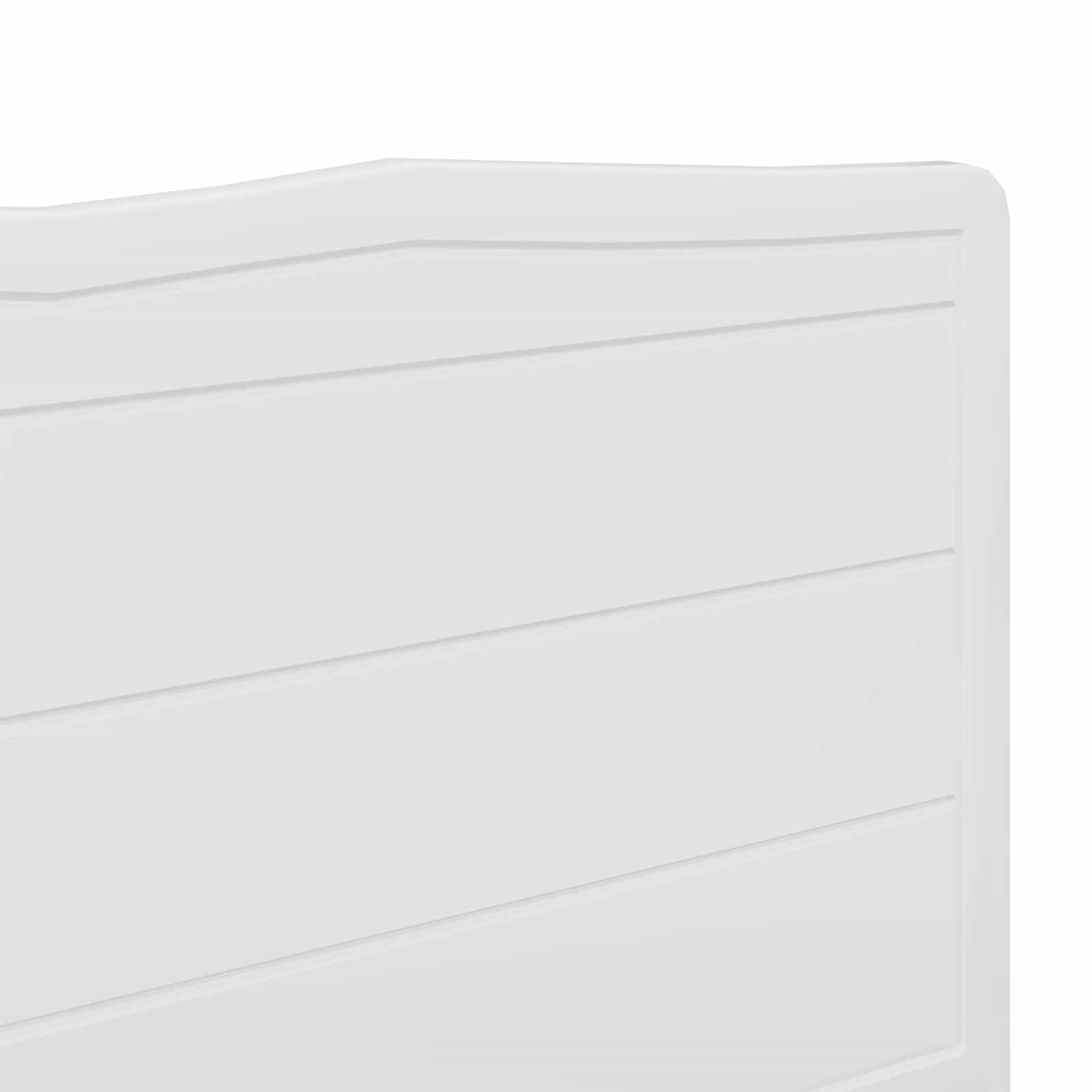 vidaXL Testiera Bianco Legno Multistrato, Testata Rettangolare Elegante, Arredo Camera alla Moda, Design Resistente e Moderno, Estetica Minimalista