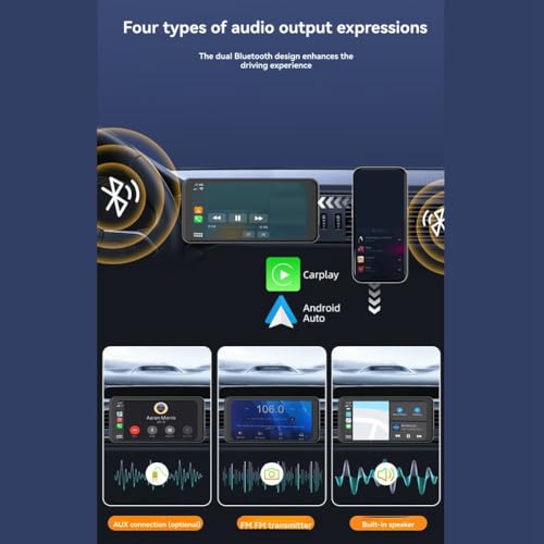 Reproductor inalámbrico CarPlay Android Auto y pantalla de 6,5 pulgadas 4