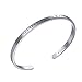 Produktbild Solocute Silber Damen Armband mit Gravur Live The Life You Love Inspiration Frauen Armreif Schmuck