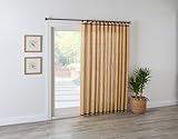 BrylaneHome Tab-Top Panel Window Curtain - 42' W 84' L, Natural