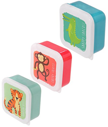 Image of Lunch Box Set of 3 Zoo Animals