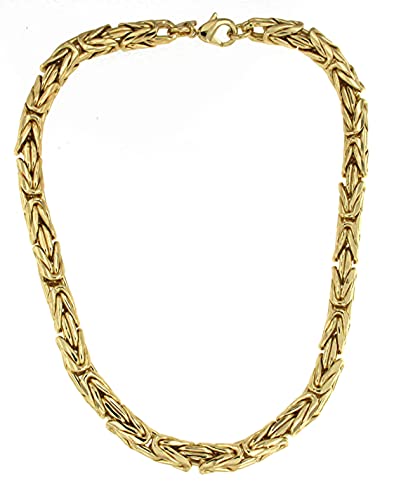 Collier byzantin doublé Tendenzalia résout le problème des chaînes fragiles 8 mm