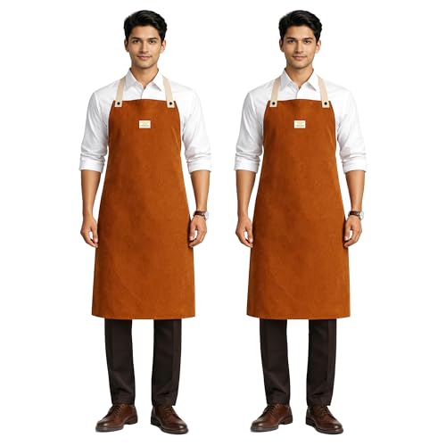 Image of uniformer Fire Retardant Apron | Heat & Spark Resistant | Fire Safety Apron | Heavy Duty Safety Gear | For Welders, Chefs & Fire Hazard Workers