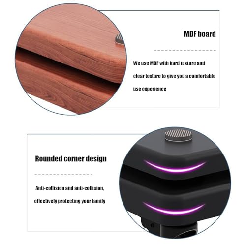 Supporto di isolamento per subwoofer con ruote, piedi isolanti per altoparlanti in legno, piattaforma per Home Theater Studio