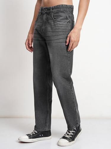 Image of Highlander Men's Straight Fit Jeans | Stretchable | Everyday Comfort & Style| Jeans for Man