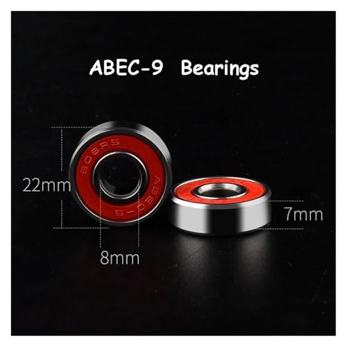 Roulement 608 2RS ABEC 9 antirouille pour rouler sur sol mouillé sans bloquer