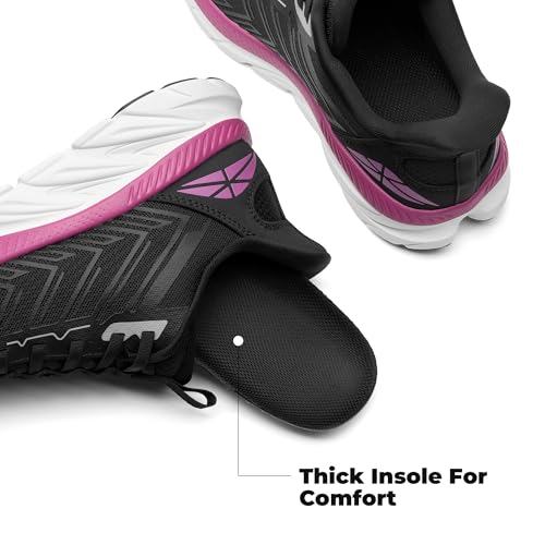 Image of ALLSWIFIT Women's Slip On Walking Shoes Running Comfortable Tennis Breathable Non Slip Athletic Gym Workout Cross Training Fashion Sneakers