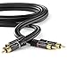 CableDirect – 15ft RCA/Phono Cable, 2 × 2 Plugs, Stereo Audio Cable, Practically Break-Proof & Flawless Sound Quality (coaxial, subwoofer/amp/HiFi & Home Cinema/Blu-ray, Analog & Digital)