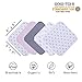 Viviland Baby Towels and Washcloths, Soft Absorbent Pink Baby Bath Towel Set, Elephant Hooded Towels with 5 Infant Face Washcloths (6 Pieces)