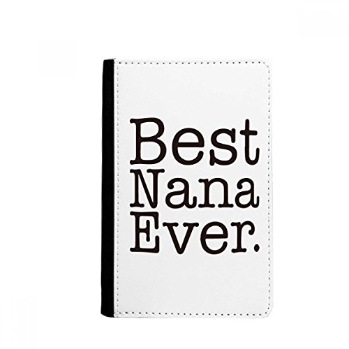 DIYthinker Best Ever English Letters Present Pattern Passport Holder Notecase Burse Wallet Cover Card Purse