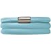 Produktbild Endless Damen-Armband Light Blue 2-reihig Edelstahl Leder 38.0 cm - 12111-38