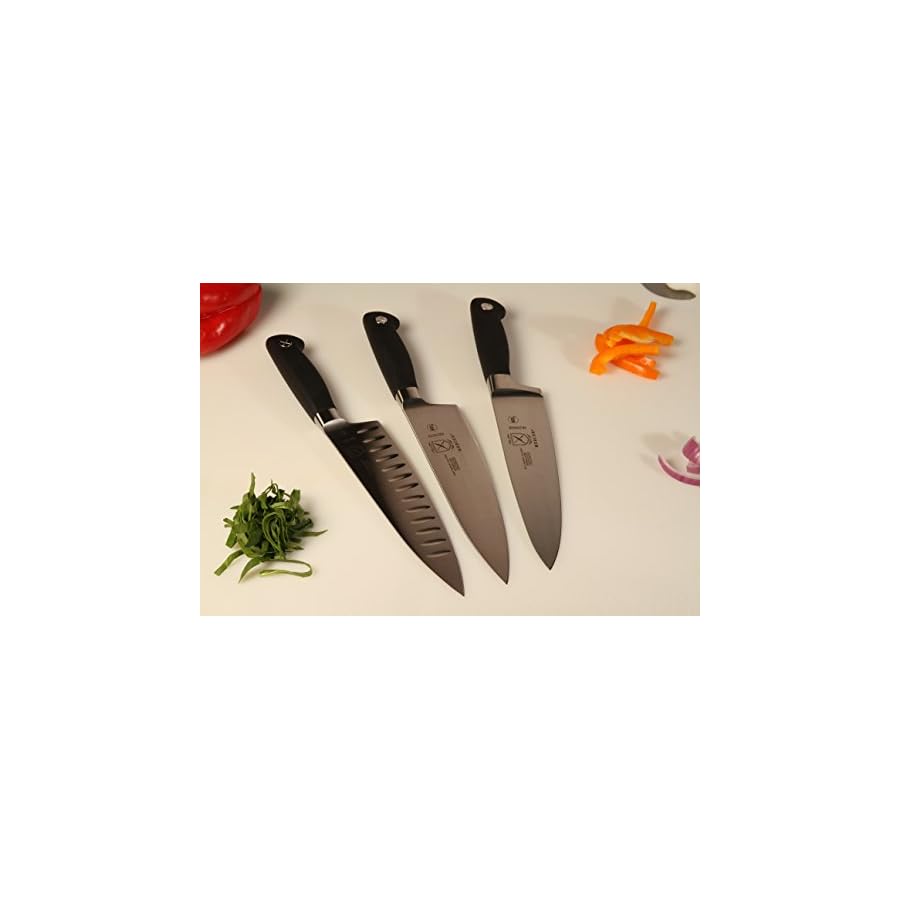 Mercer-Culinary-M21078-Genesis-8-Inch-Short-Bolster-Chefs-KnifeBlack Mercer Culinary M21078 Genesis 8-Inch Short Bolster Chef's Knife,Black