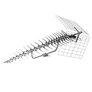 Antennas Direct Yagi Uni-Directional UHF Outdoor HDTV Antenna, 70+ Mile Range, 4K 8K UHD NEXTGEN TV – w/All-Weather Adjustable Mounting Hardware