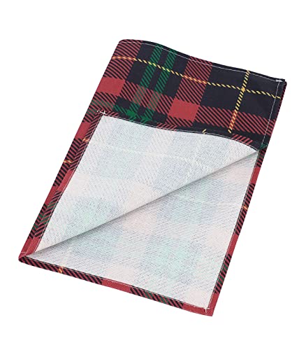 Image of Placemats Set of 6 Christmas Kitchen Table Mats Set of 4 Christmas Marble Kitchen Accessories Non Slip Placemats Red Green Set of 6