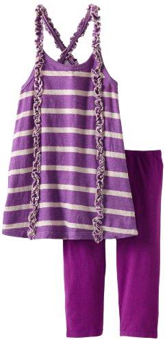Image of Splendid Littles Girls 2-6X Sugarcane Stripe Tunic Set