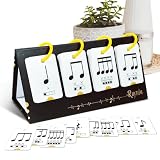 Tarjetas flash de piano para niños, guía de estudio completa, 75 piezas de suministros para profesores de música, lecciones de aprendizaje para principiantes, lecciones de aula, notas de aprendizaje
