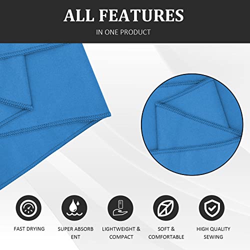 Invool Microfiber Towel, Quick Dry Lightweight Towel in 6 Colours - Image 3