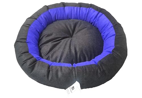 Image of XXXL Size Dog Bed for Large Size Dogs and cat Bed Velvet Fabric Dual Color Blue-Black Anti Skid Bottom Washable Export Quality Big Pet Bed