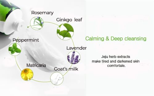 Miniatura 4 de CHARMZONE Espuma limpiadora natural Ginkgo de 6.1 fl oz  6.09 onzas, limpiador hidratante de espuma botánica diaria, todo tipo de piel, espuma